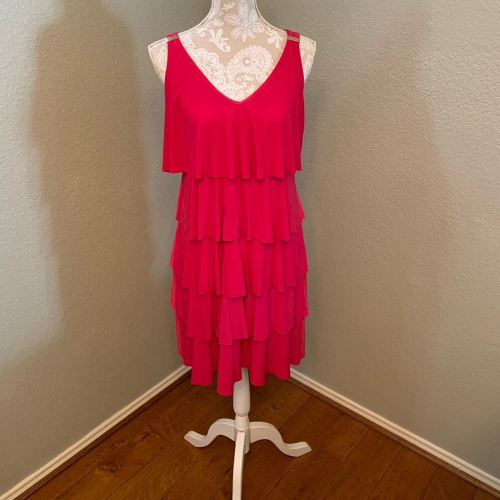 White House Black Market Hot Pink Dress Size M